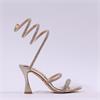 Una Healy Maneater Twist High Heel - Gold Sparkle